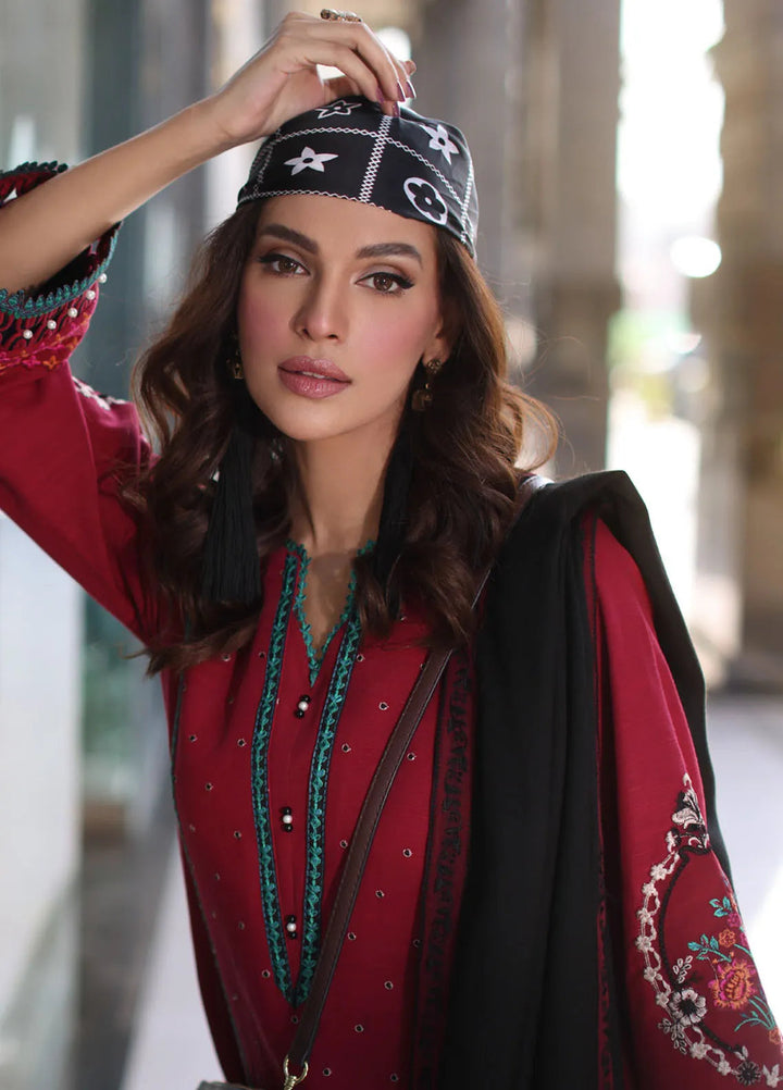 Naranji by Charizma Embroidered Khaddar Suit Unstitched 3 Piece CSR24N CNW4-03 - Winter Collection