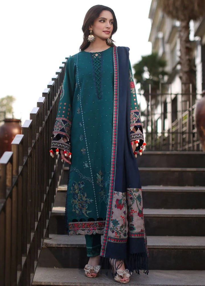 Naranji by Charizma Embroidered Khaddar Suit Unstitched 3 Piece CSR24N CNW4-08 - Winter Collection