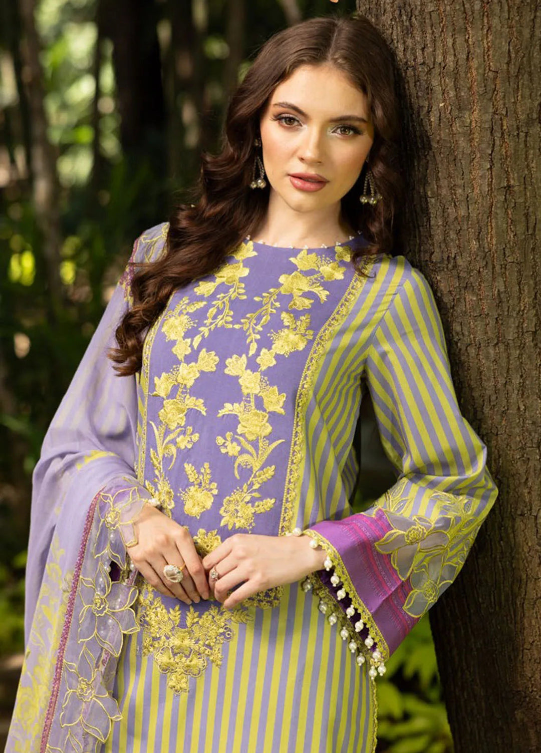 Naranji by Charizma Embroidered Lawn Suits Unstitched 3 Piece CRZ25N CN5-02 - Summer Collection