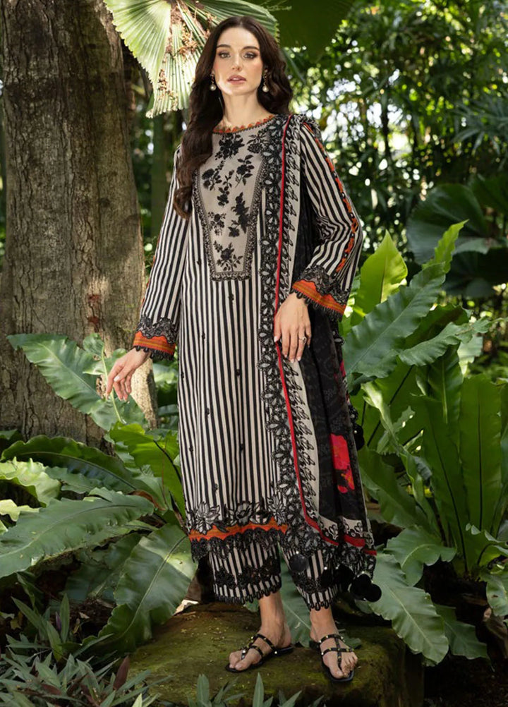 Naranji by Charizma Embroidered Lawn Suits Unstitched 3 Piece CRZ25N CN5-03 - Summer Collection