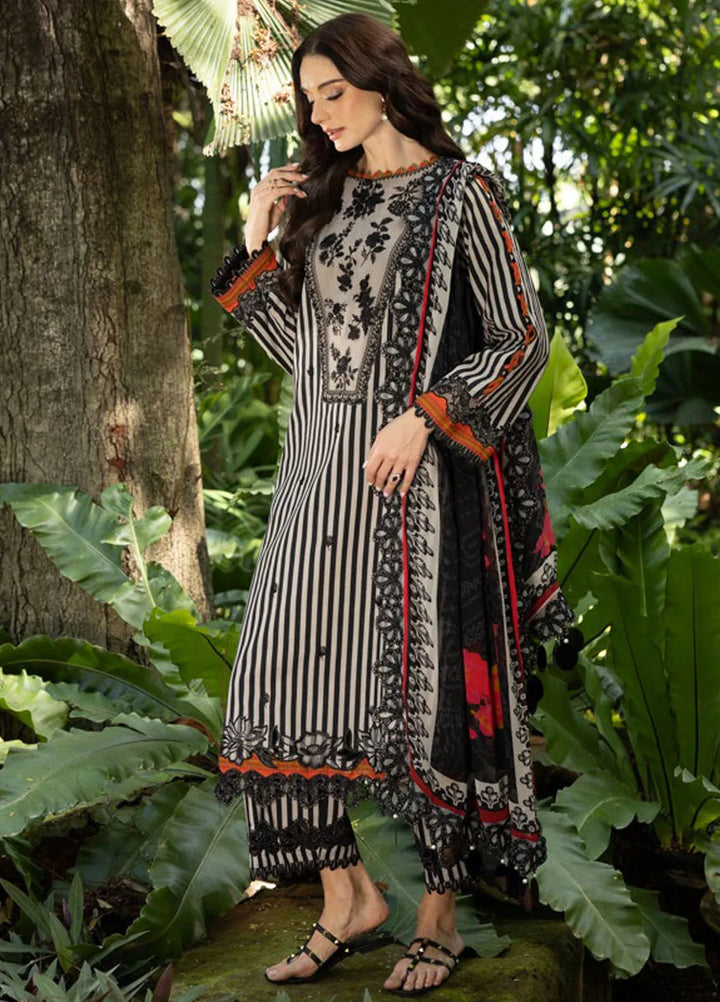 Naranji by Charizma Embroidered Lawn Suits Unstitched 3 Piece CRZ25N CN5-03 - Summer Collection
