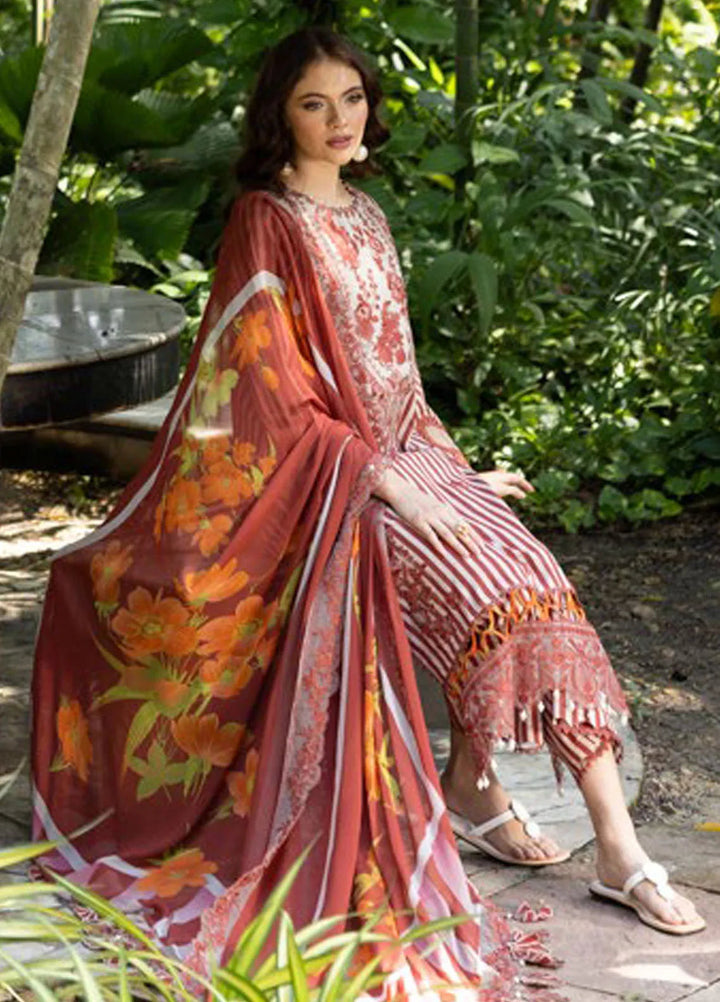 Naranji by Charizma Embroidered Lawn Suits Unstitched 3 Piece CRZ25N CN5-04 - Summer Collection