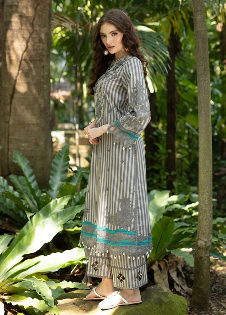 Naranji by Charizma Embroidered Lawn Suits Unstitched 3 Piece CRZ25N CN5-05 - Summer Collection