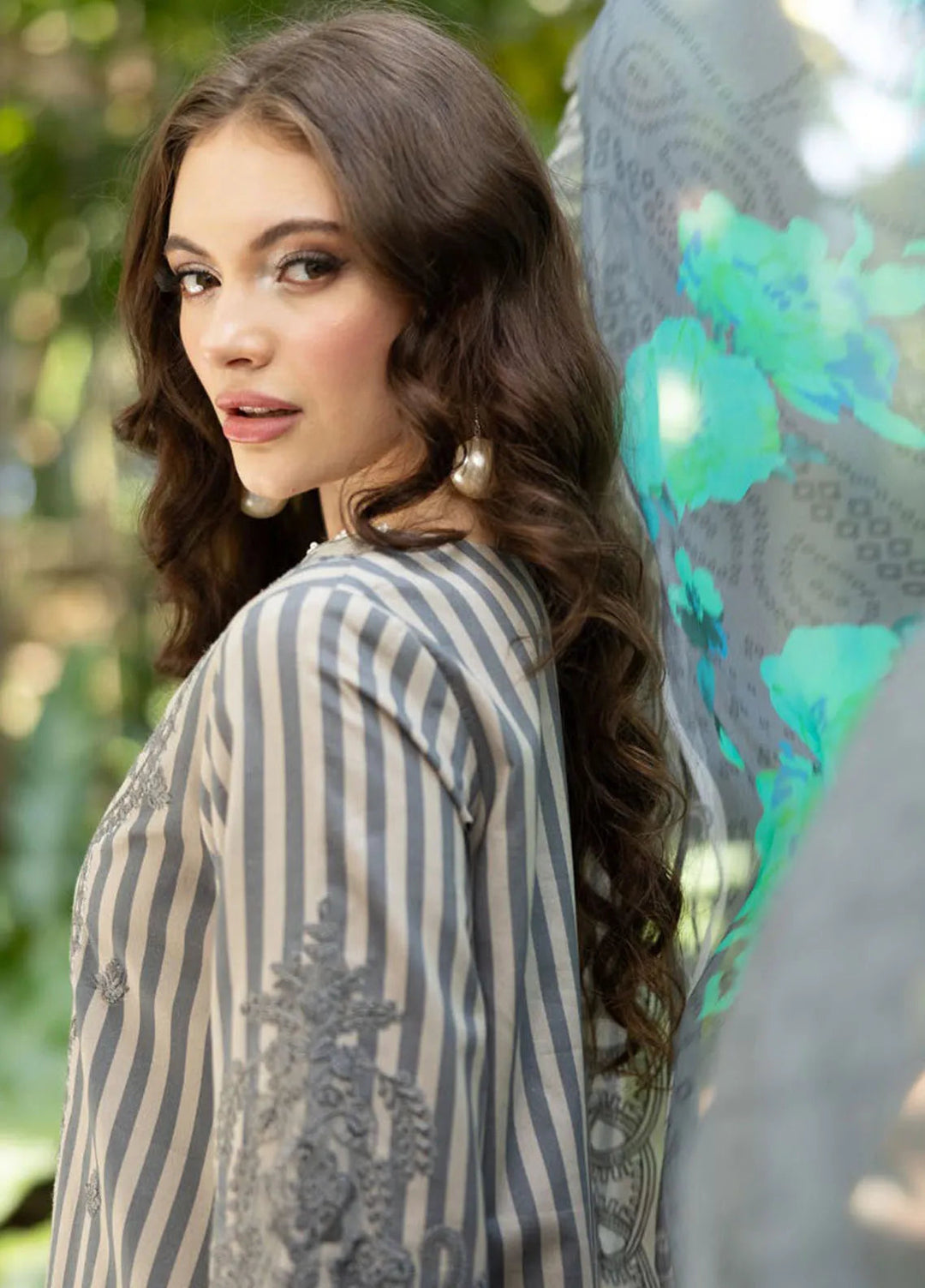 Naranji by Charizma Embroidered Lawn Suits Unstitched 3 Piece CRZ25N CN5-05 - Summer Collection