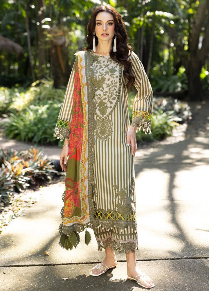 Naranji by Charizma Embroidered Lawn Suits Unstitched 3 Piece CRZ25N CN5-07 - Summer Collection