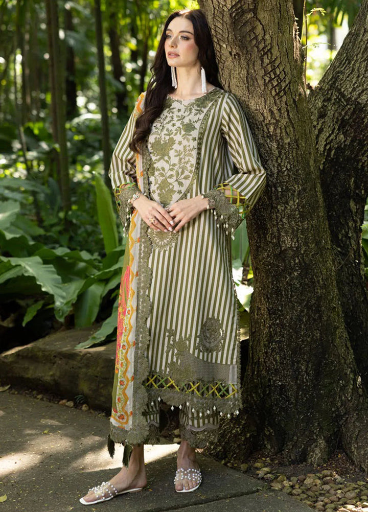 Naranji by Charizma Embroidered Lawn Suits Unstitched 3 Piece CRZ25N CN5-07 - Summer Collection