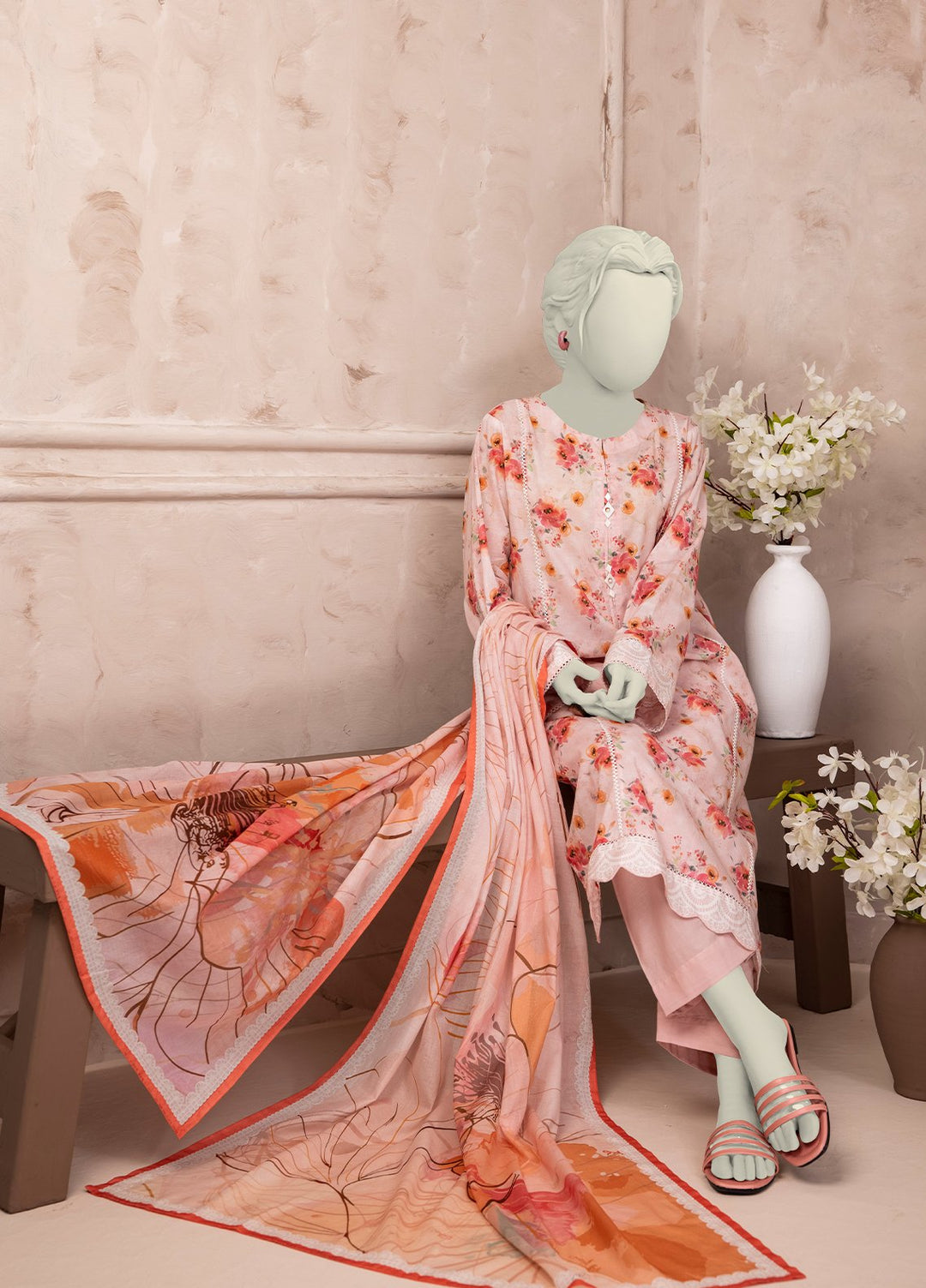 Narmin by Narkin Printed Lawn Suits Unstitched 3 Piece Suit NBN25US NUSL 3200 - Summer Collection