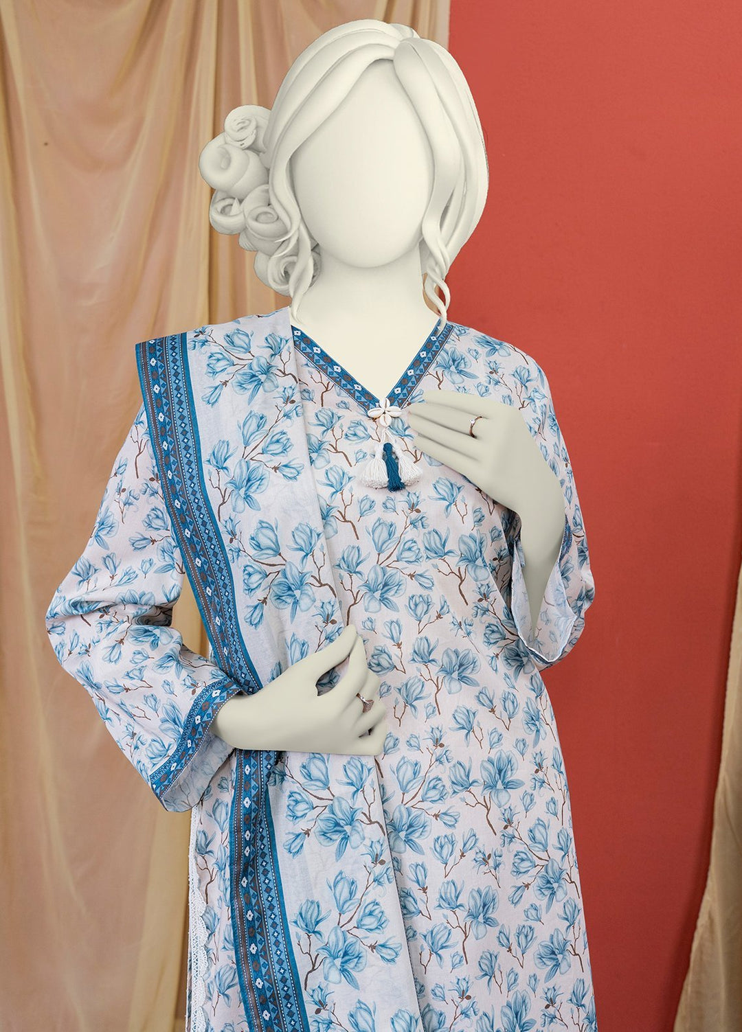 Narmin by Narkin Printed Lawn Suits Unstitched 3 Piece Suit NBN25US NUSL3224 - Summer Collection