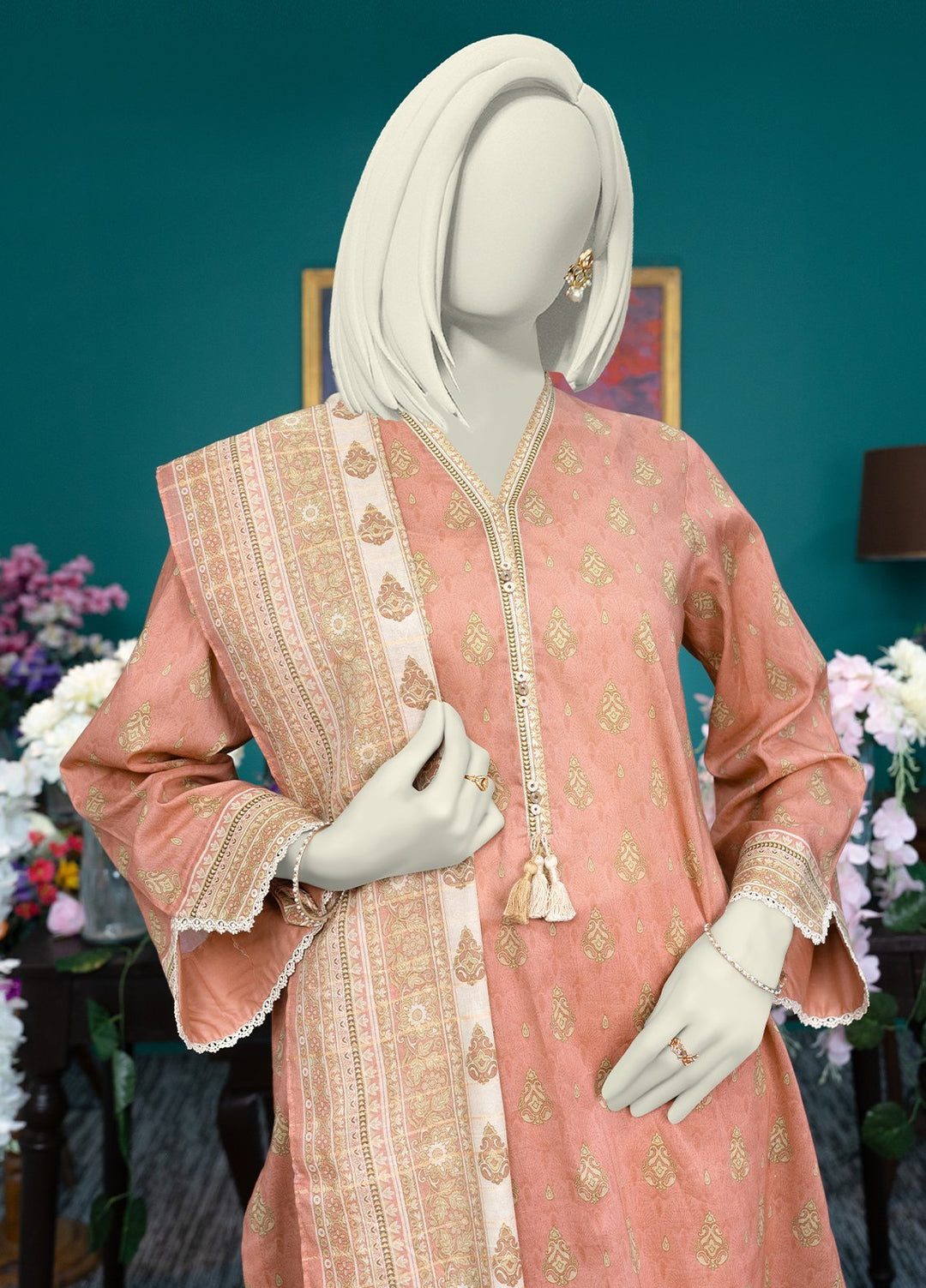 Narmin by Narkin Printed Lawn Suits Unstitched 3 Piece Suit NBN25US NUSL3228 - Summer Collection
