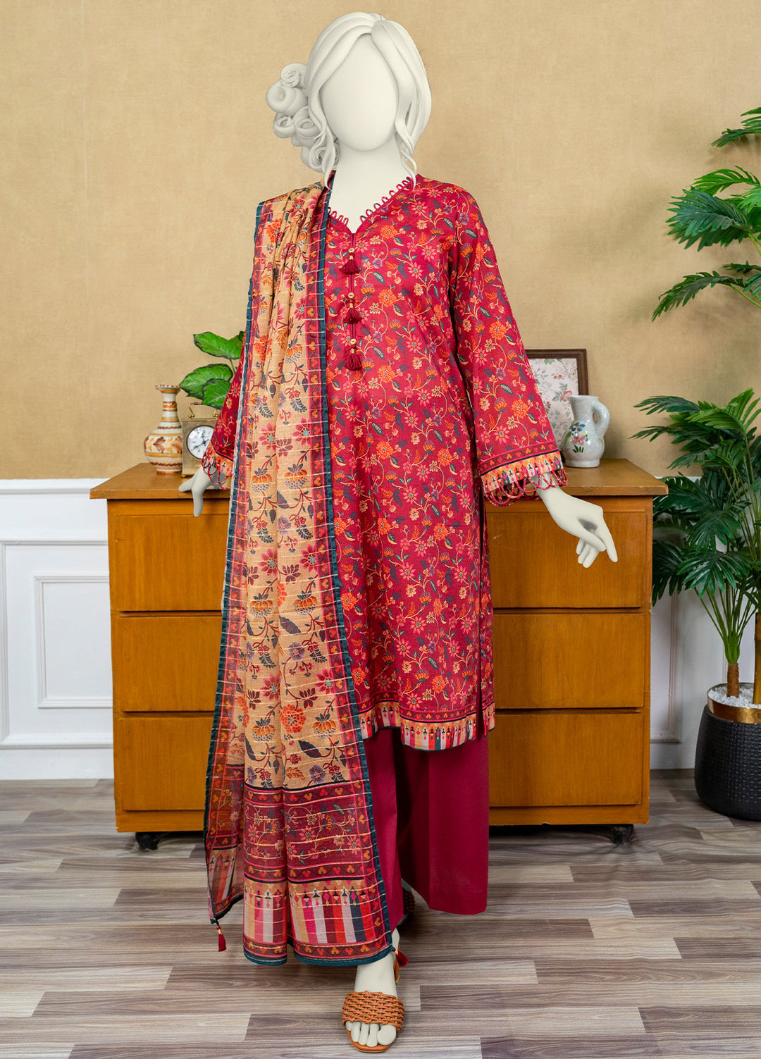 Narmin by Narkin Printed Lawn Suits Unstitched 3 Piece Suit NBN25US NUSL3233 - Summer Collection