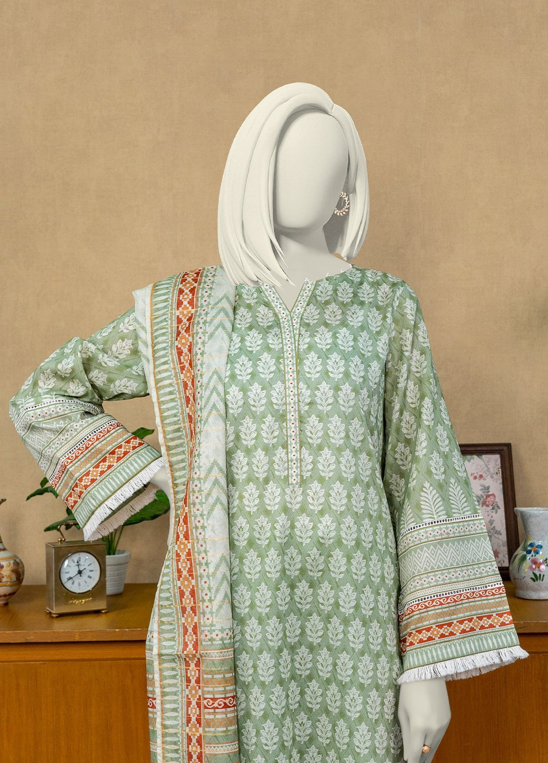 Narmin by Narkin Printed Lawn Suits Unstitched 3 Piece Suit NBN25US NUSL3234 - Summer Collection