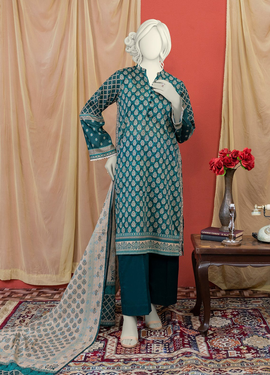 Narmin by Narkin Printed Lawn Suits Unstitched 3 Piece Suit NBN25US NUSL3244 - Summer Collection