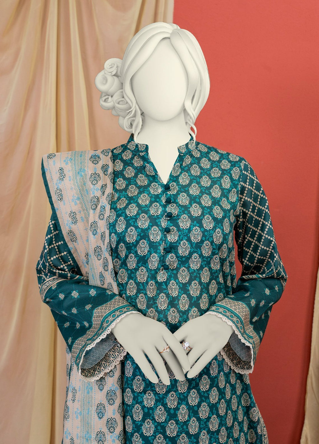 Narmin by Narkin Printed Lawn Suits Unstitched 3 Piece Suit NBN25US NUSL3244 - Summer Collection