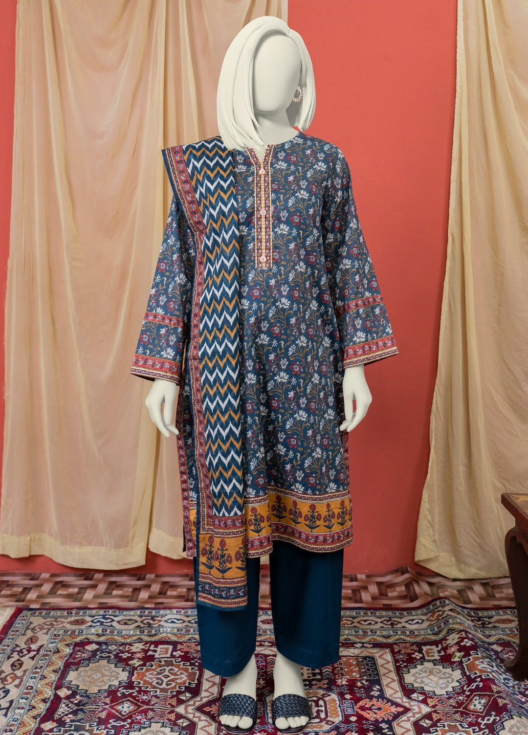 Narmin by Narkin Printed Lawn Suits Unstitched 3 Piece Suit NBN25US NUSL3247 - Summer Collection
