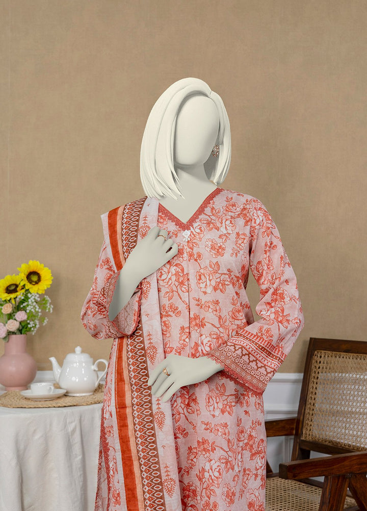 Narmin by Narkin Printed Lawn Suits Unstitched 3 Piece Suit NBN25US NUSL3258 - Summer Collection