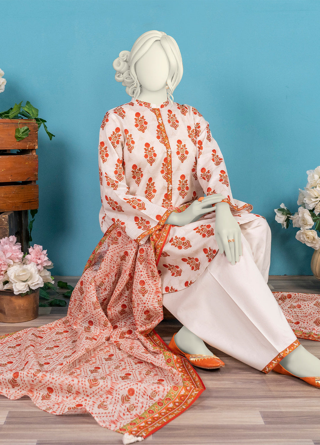 Narmin by Narkin Printed Lawn Suits Unstitched 3 Piece Suit NBN25US NUSL3261 - Summer Collection