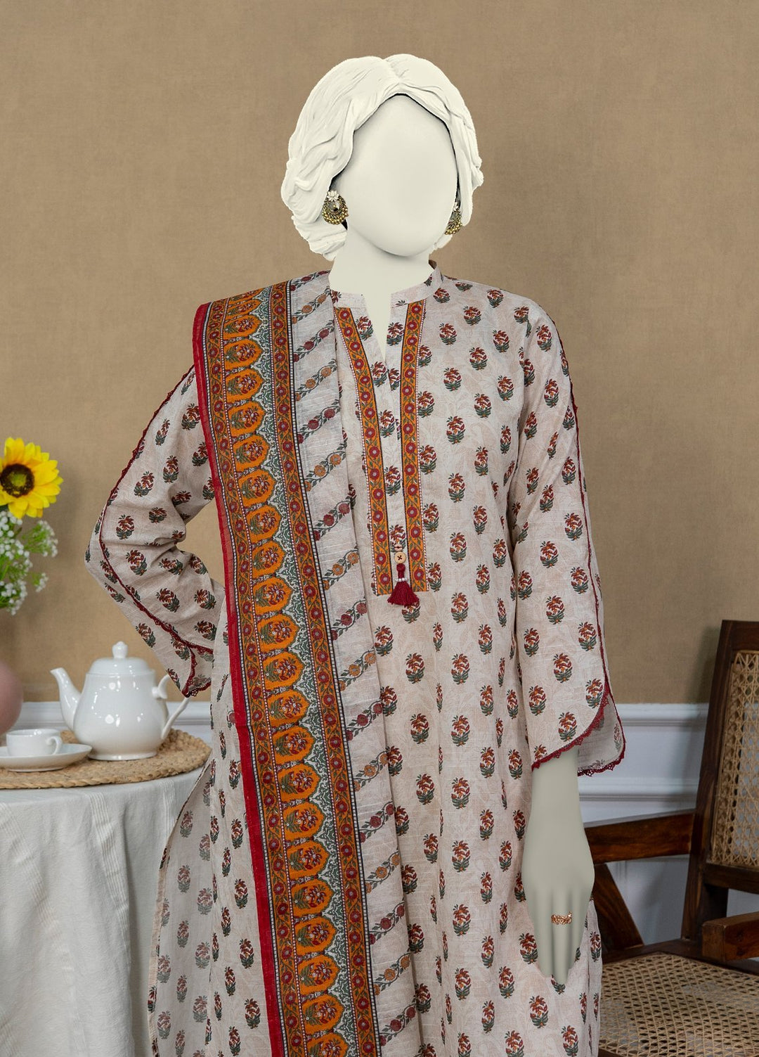 Narmin by Narkin Printed Lawn Suits Unstitched 3 Piece Suit NBN25US NUSL3266 - Summer Collection