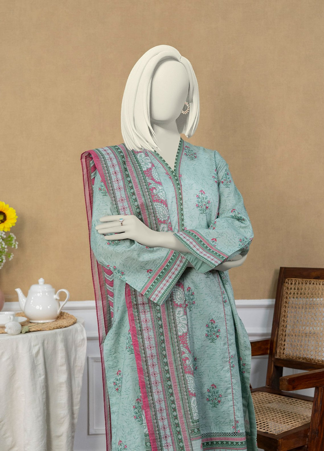 Narmin by Narkin Printed Lawn Suits Unstitched 3 Piece Suit NBN25US NUSL3267 - Summer Collection