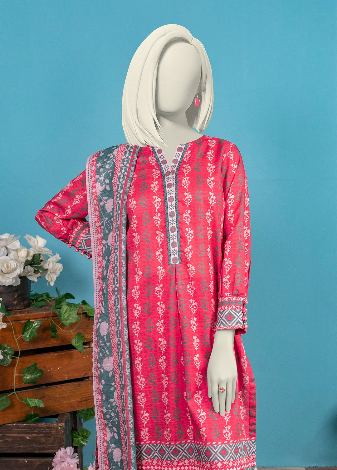 Narmin by Narkin Printed Lawn Suits Unstitched 3 Piece Suit NBN25US NUSL3276 - Summer Collection
