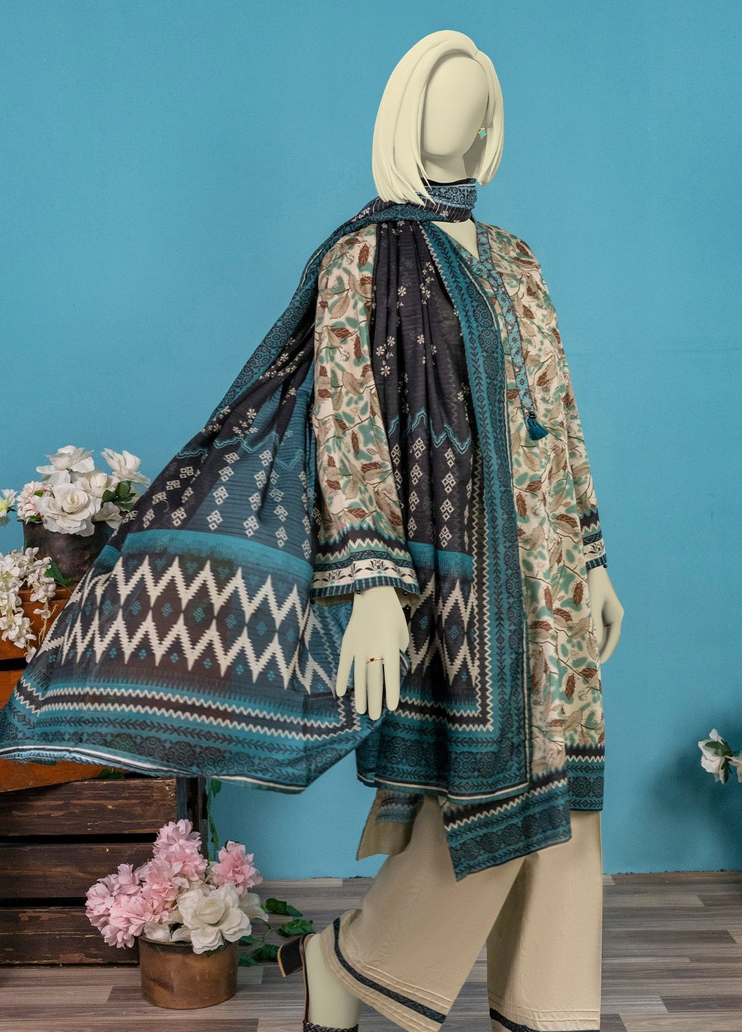 Narmin by Narkin Printed Lawn Suits Unstitched 3 Piece Suit NBN25US NUSL3277 - Summer Collection