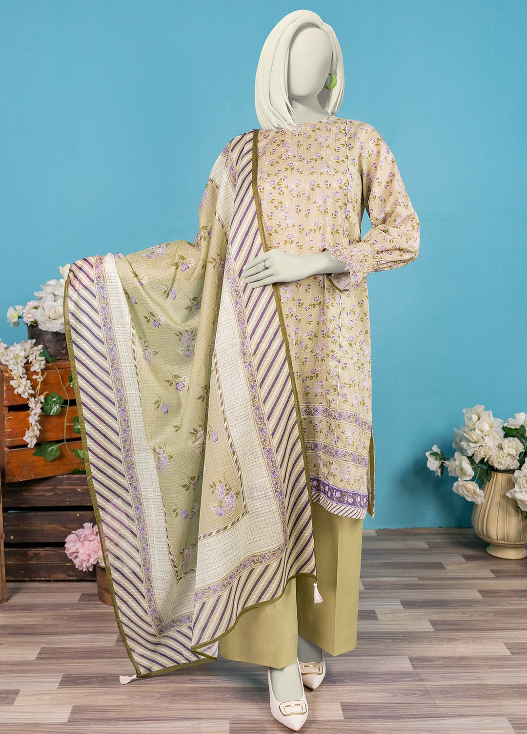 Narmin by Narkin Printed Lawn Suits Unstitched 3 Piece Suit NBN25US NUSL3282 - Summer Collection