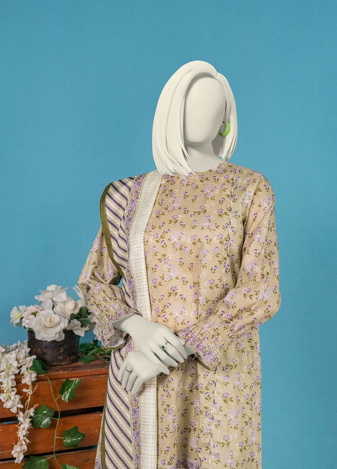 Narmin by Narkin Printed Lawn Suits Unstitched 3 Piece Suit NBN25US NUSL3282 - Summer Collection