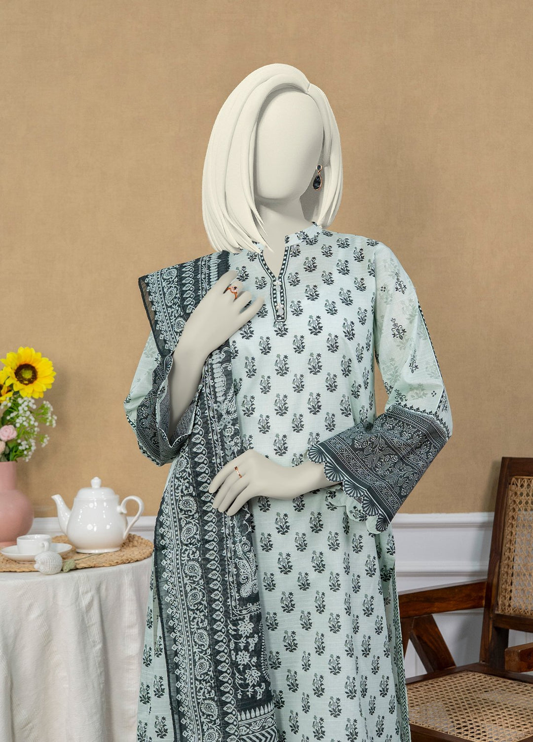 Narmin by Narkin Printed Lawn Suits Unstitched 3 Piece Suit NBN25US NUSL3284 - Summer Collection