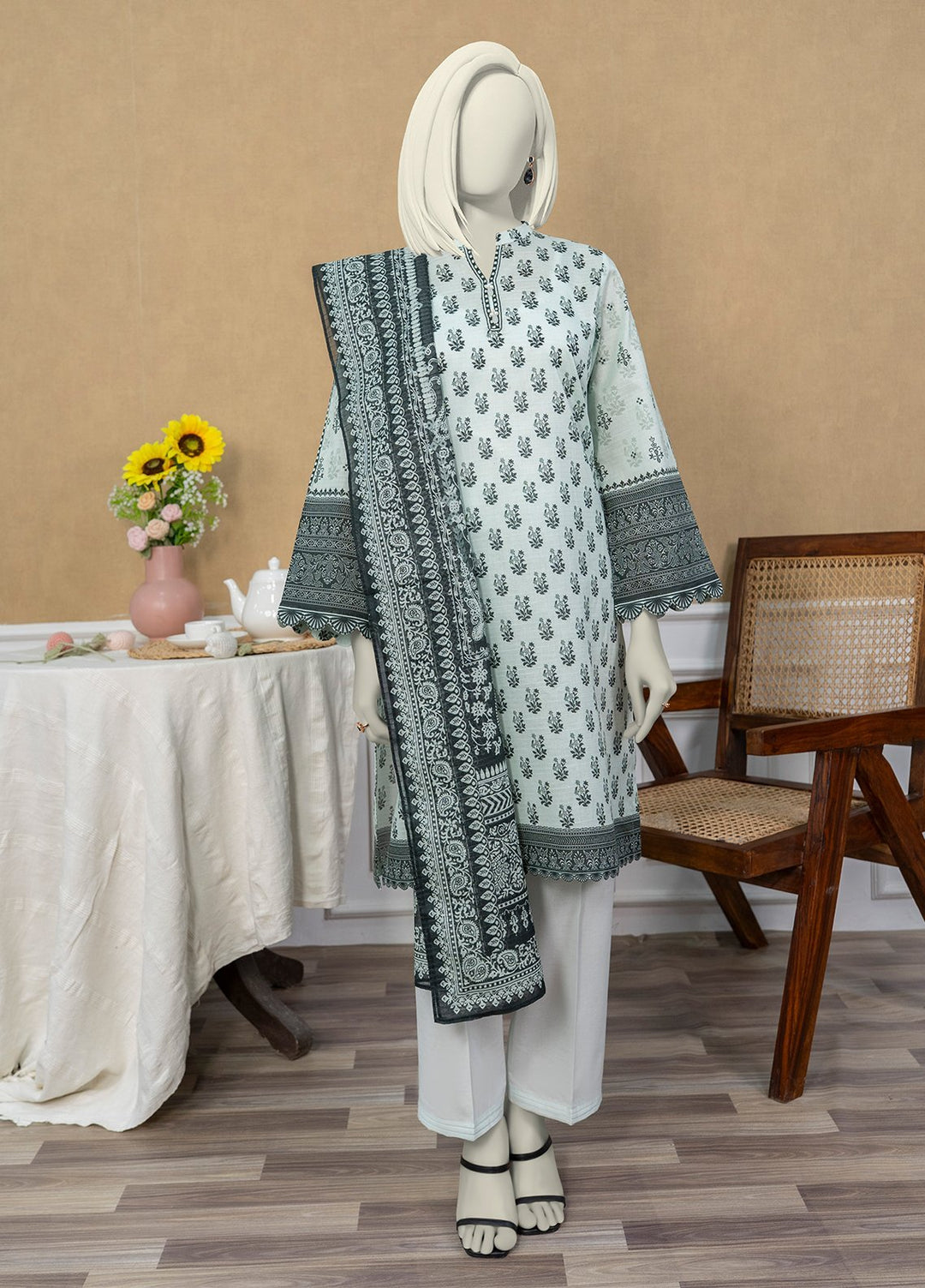 Narmin by Narkin Printed Lawn Suits Unstitched 3 Piece Suit NBN25US NUSL3284 - Summer Collection