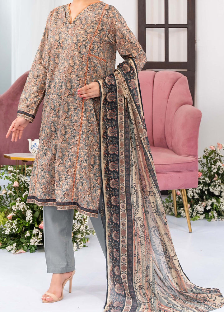 Narmin by Narkins Printed Lawn Suits Unstitched 3 Piece NBN25PL Nusl 3305 - Summer Collection