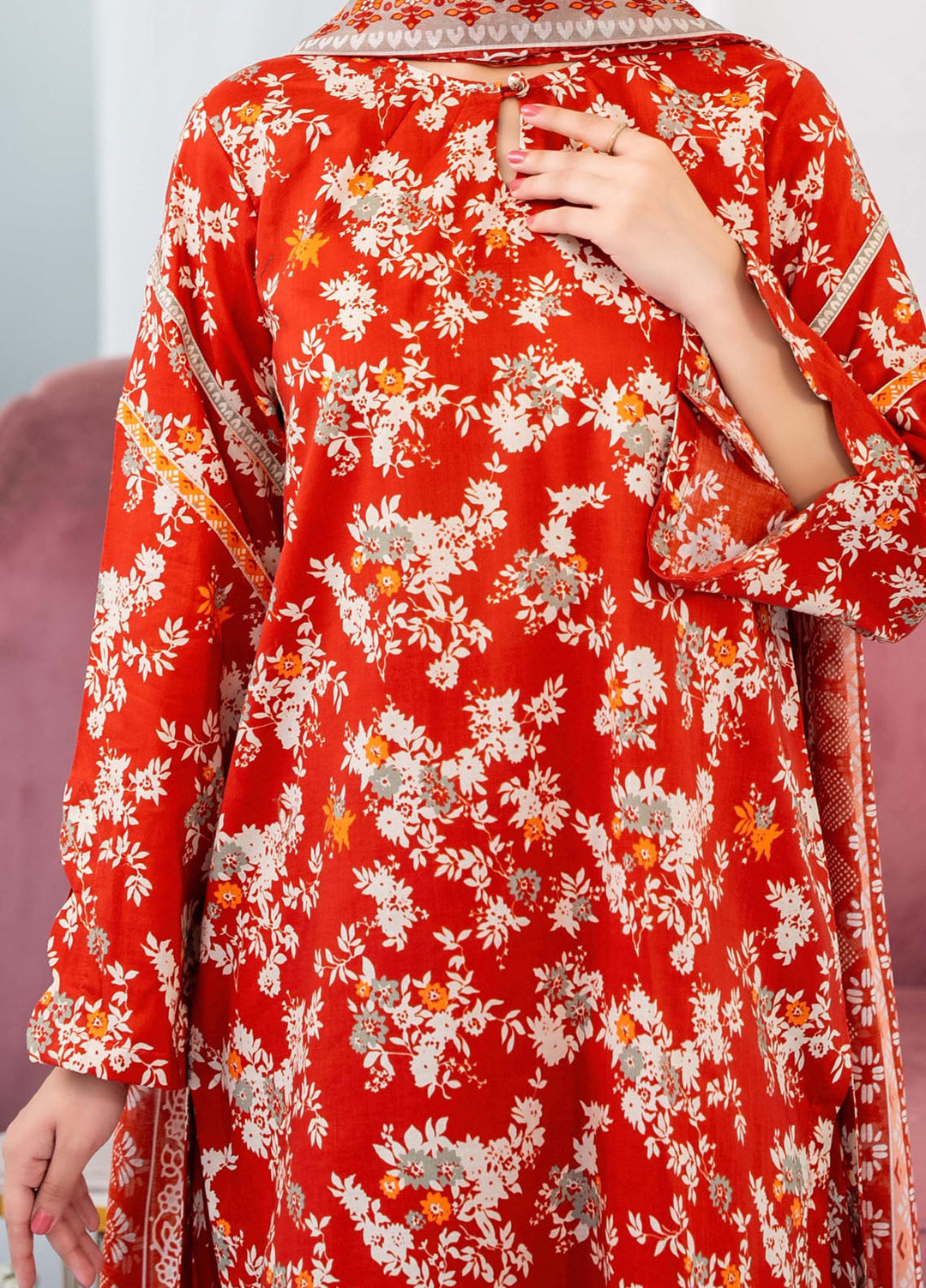 Narmin by Narkins Printed Lawn Suits Unstitched 3 Piece NBN25PL Nusl 3332 - Summer Collection