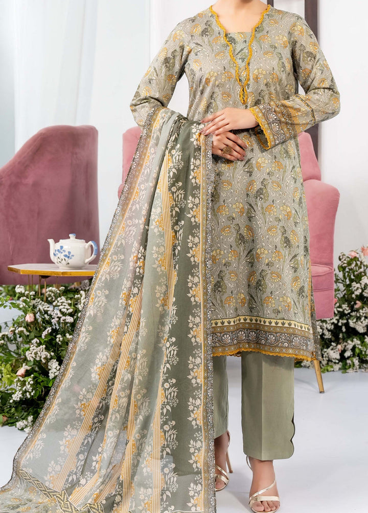 Narmin by Narkins Printed Lawn Suits Unstitched 3 Piece NBN25PL Nusl 3345 - Summer Collection