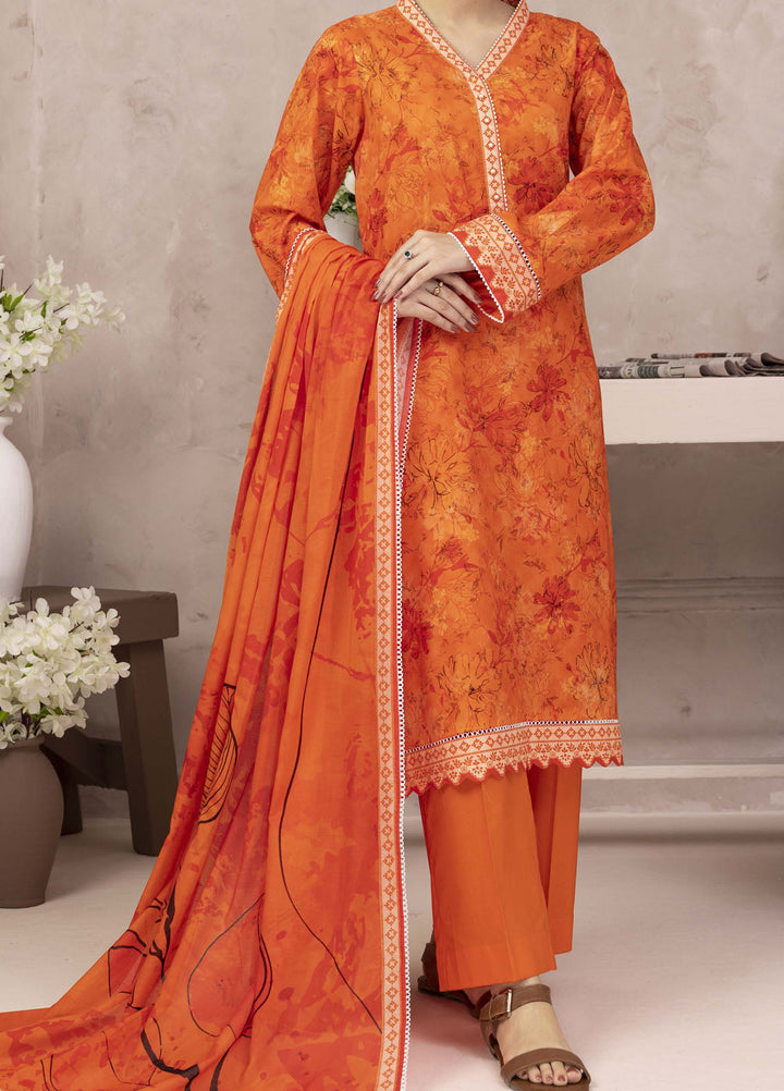 Narmin by Narkins Printed Lawn Suits Unstitched 3 Piece Nusl 3202 - Summer Collection