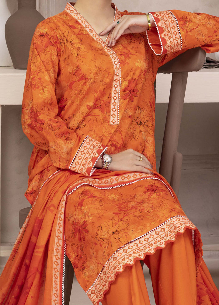 Narmin by Narkins Printed Lawn Suits Unstitched 3 Piece Nusl 3202 - Summer Collection