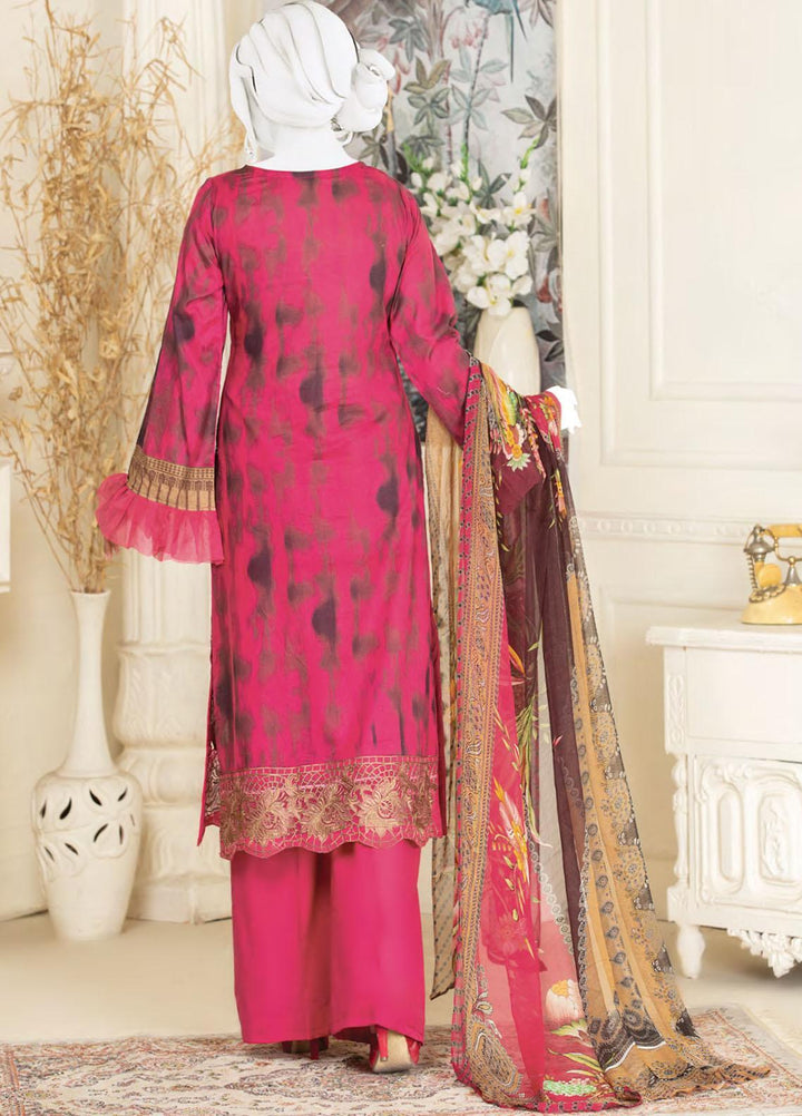 Naurang by Humdum Embroidered Lawn Suits Unstitched 3 Piece HD22NL D1 - Summer Collection