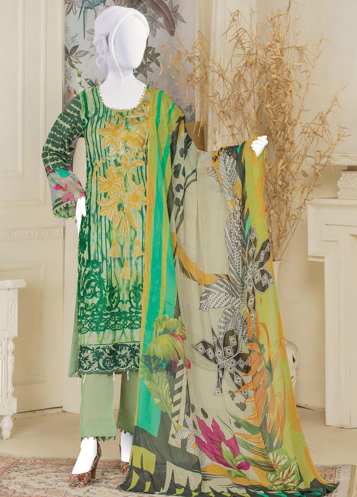 Naurang by Humdum Embroidered Lawn Suits Unstitched 3 Piece HD22NL D6 - Summer Collection
