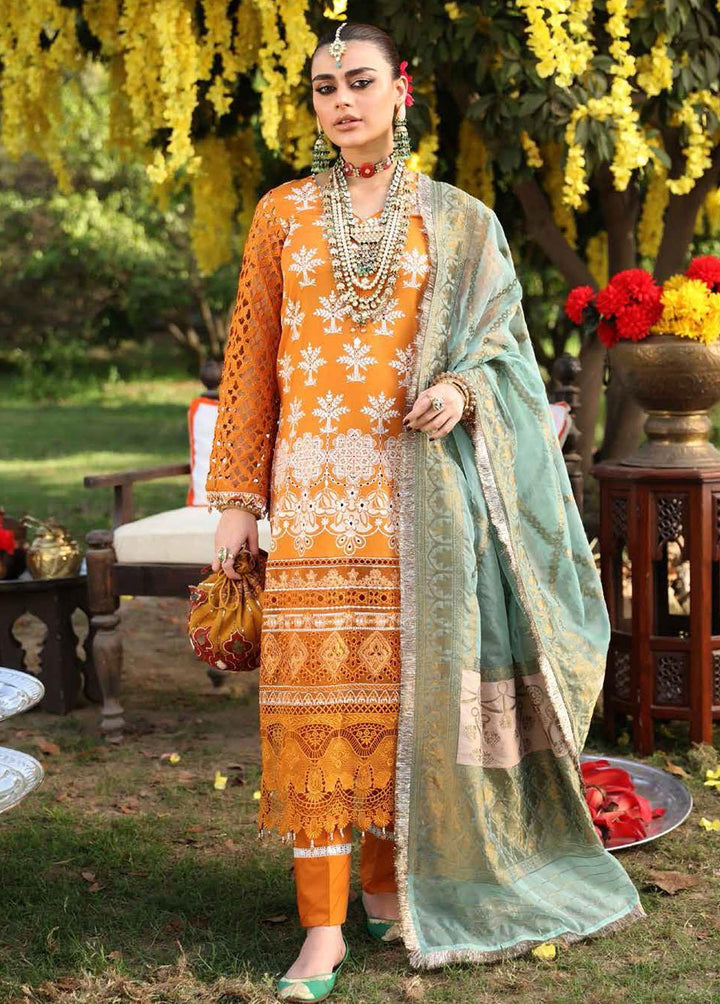 Nauratan By Nureh Embroidered Lawn Suits Unstitched 3 Piece NU22N NF-26 - Festive Collection