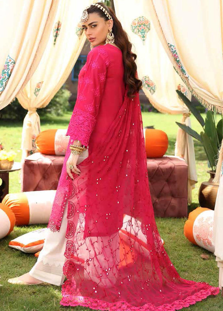 Nauratan By Nureh Embroidered Lawn Suits Unstitched 3 Piece NU22N NF-28 - Festive Collection