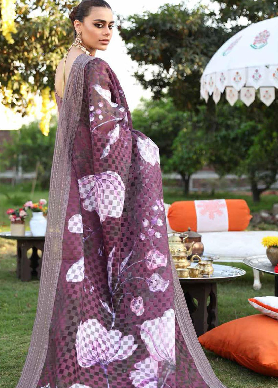 Nauratan By Nureh Embroidered Lawn Suits Unstitched 3 Piece NU22N NF-31 - Festive Collection