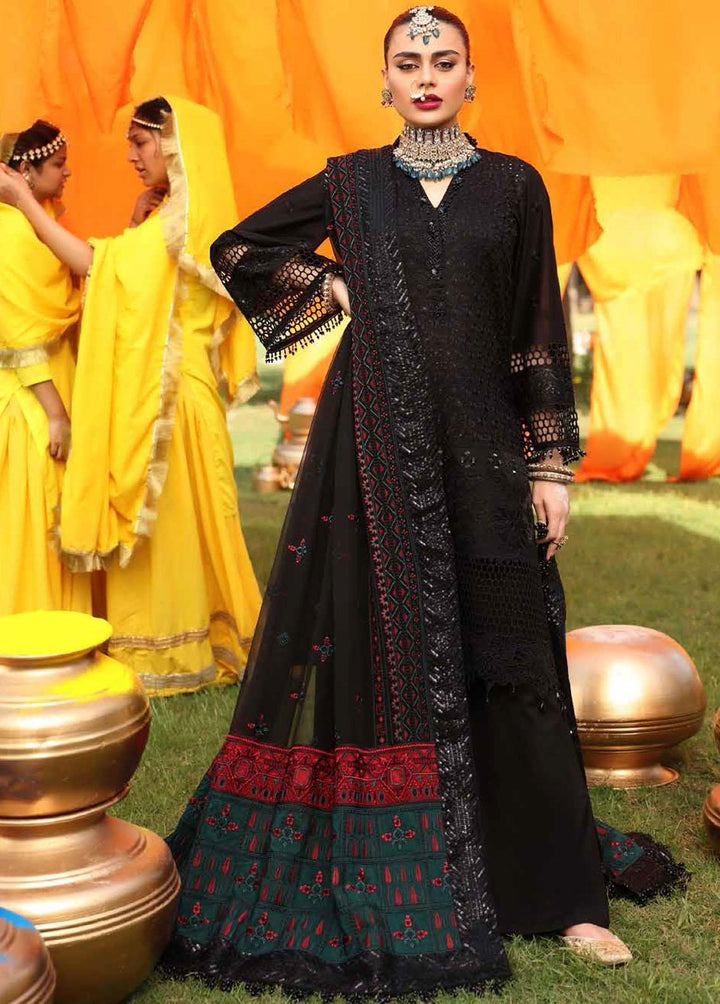 Nauratan By Nureh Embroidered Lawn Suits Unstitched 3 Piece NU22N NF-32 - Festive Collection