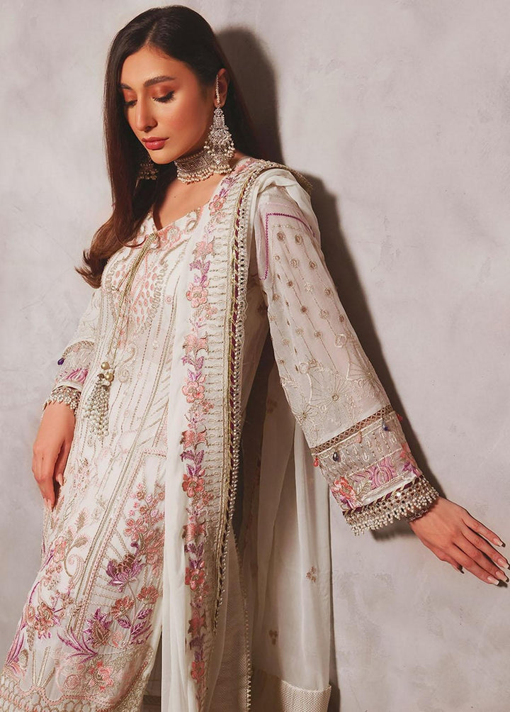 Naushad Imdad Embroidered Chiffon Suits Unstitched 3 Piece ND23C C1 - Luxury Collection