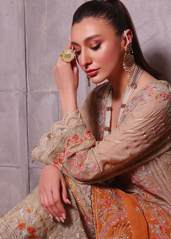 Naushad Imdad Embroidered Chiffon Suits Unstitched 3 Piece ND23C C2 - Luxury Collection