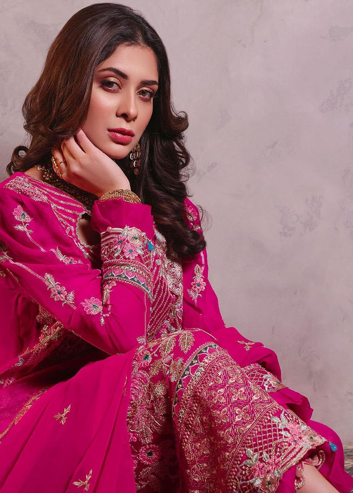 Naushad Imdad Embroidered Chiffon Suits Unstitched 3 Piece ND23C C7 - Luxury Collection