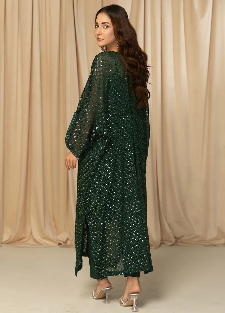 Nawabzadi By Meeral Embroidered Chiffon Suit Unstitched 2 Piece MRL24N Chaman - Formals Collection