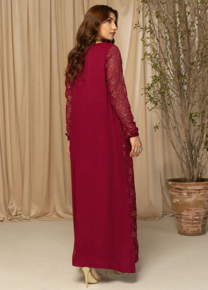 Nawabzadi By Meeral Embroidered Chiffon Suit Unstitched 2 Piece MRL24N Lyra - Formals Collection