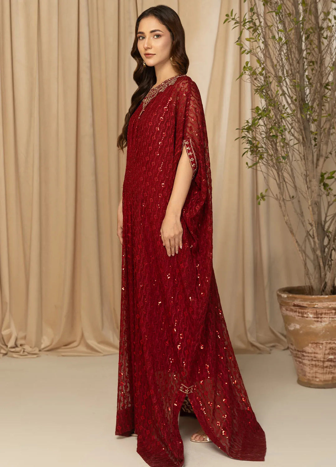 Nawabzadi By Meeral Embroidered Chiffon Suit Unstitched 2 Piece MRL24N Panache - Formals Collection