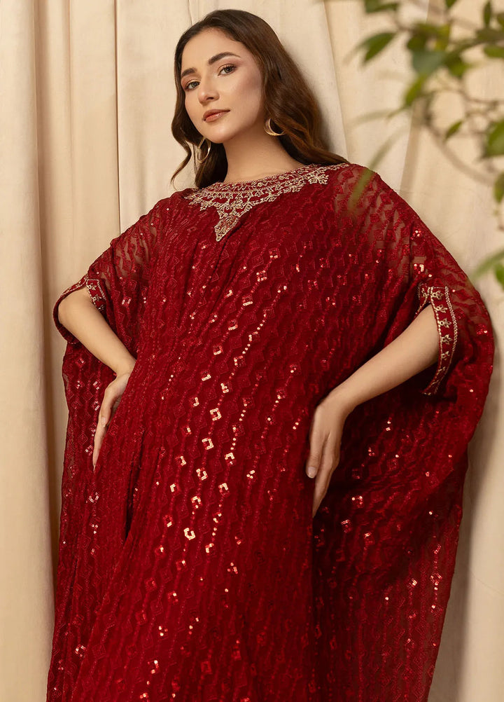 Nawabzadi By Meeral Embroidered Chiffon Suit Unstitched 2 Piece MRL24N Panache - Formals Collection