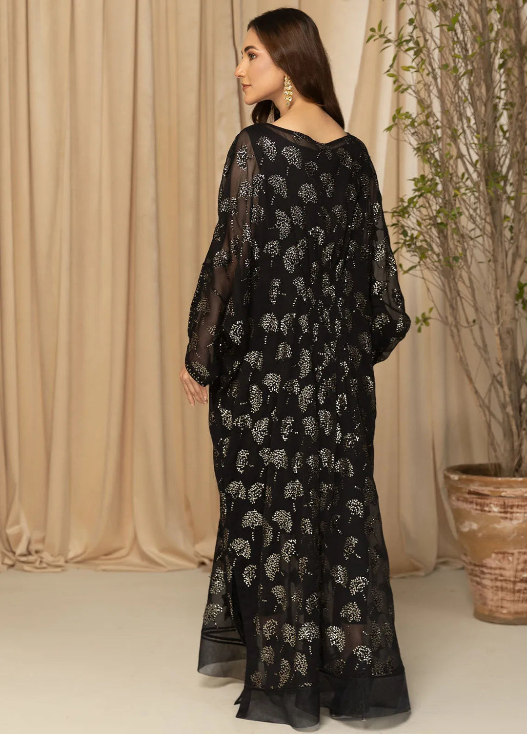 Nawabzadi By Meeral Embroidered Chiffon Suit Unstitched 2 Piece MRL24N Radha - Formals Collection