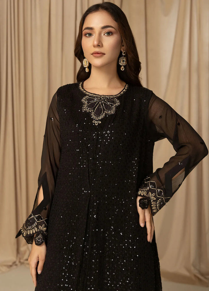 Nawabzadi By Meeral Embroidered Chiffon Suit Unstitched 2 Piece MRL24N Saya - Formals Collection