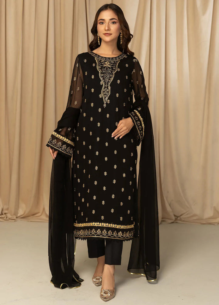 Nawabzadi By Meeral Embroidered Chiffon Suit Unstitched 3 Piece MRL24N Maya - Formals Collection