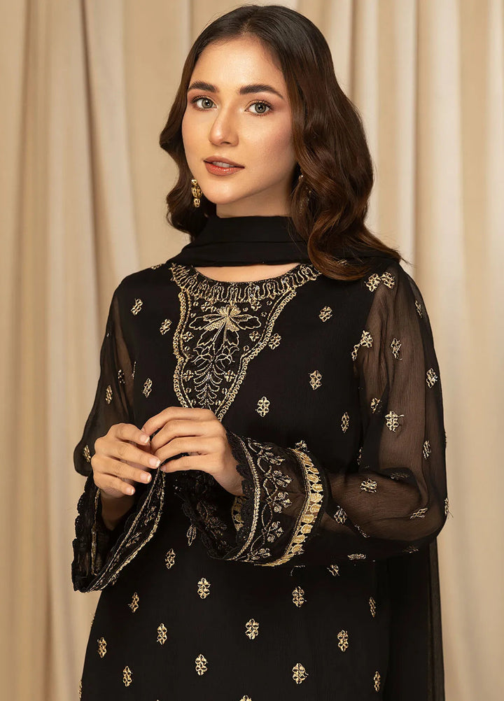 Nawabzadi By Meeral Embroidered Chiffon Suit Unstitched 3 Piece MRL24N Maya - Formals Collection
